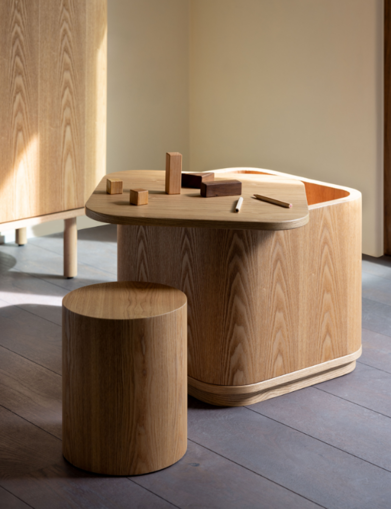 Yume Kids Table Stool Tegels 1