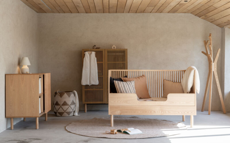 Hai No Ki Room Bedrail Natural Ash